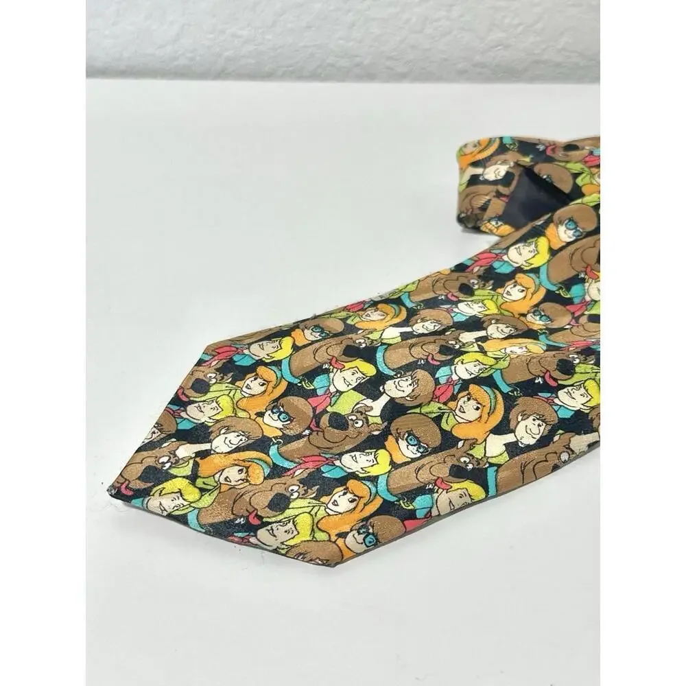 Vintage Cartoon Network Scooby-Doo Mens Tie Scooby Velma Shaggy Daphne Fred 57